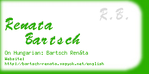 renata bartsch business card